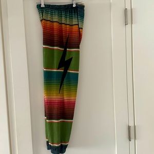 Aviator Nation Bolt stitch sweatpants. NWT. Multicolor. Never worn.